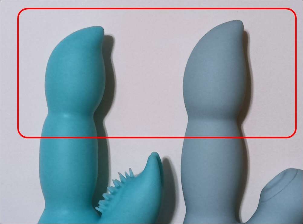 マリンビーンズ吸引プラスとマリンビーンズ大きさ比較